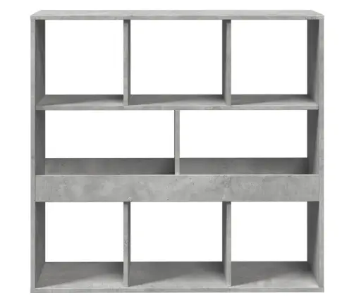 Grāmatu Plaukts, Betona Pelēks, 100X33X94,5 Cm Vidaxl