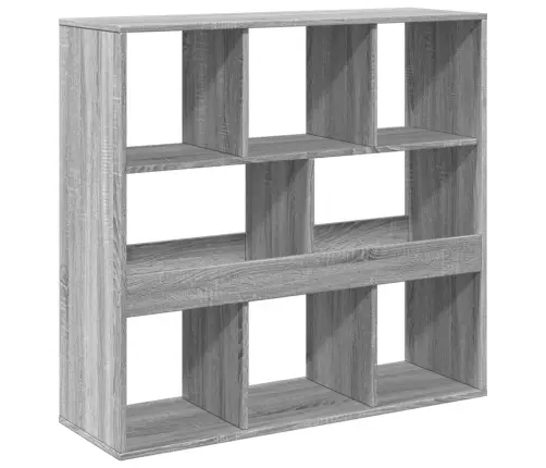 Grāmatu Plaukts, Pelēka Ozolkoka, 100X33X94,5 Cm Vidaxl