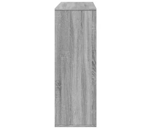 Grāmatu Plaukts, Pelēka Ozolkoka, 100X33X94,5 Cm Vidaxl