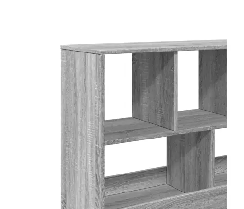 Grāmatu Plaukts, Pelēka Ozolkoka, 100X33X94,5 Cm Vidaxl