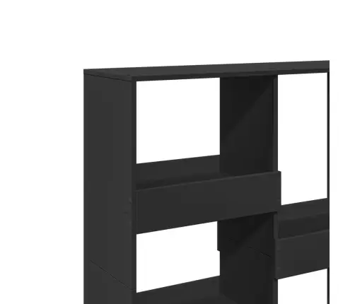 Grāmatu Plaukts, Aizslietnis, Melns, 100X30X115 Cm Vidaxl