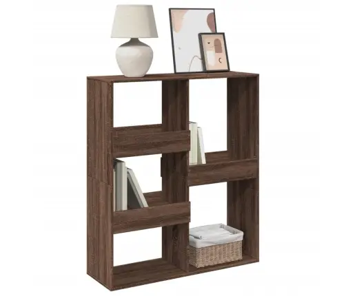 Spintelė Knygoms/Kambario Pertvara, Ruda Ąžuolo, 100X33X115Cm