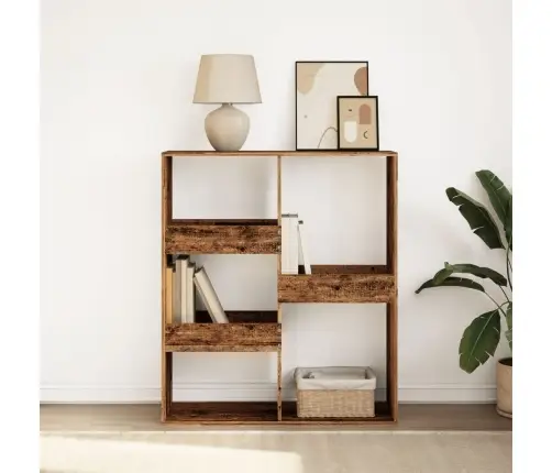 Grāmatu Plaukts, Aizslietnis, Veca Koka, 100X33X115 Cm Vidaxl