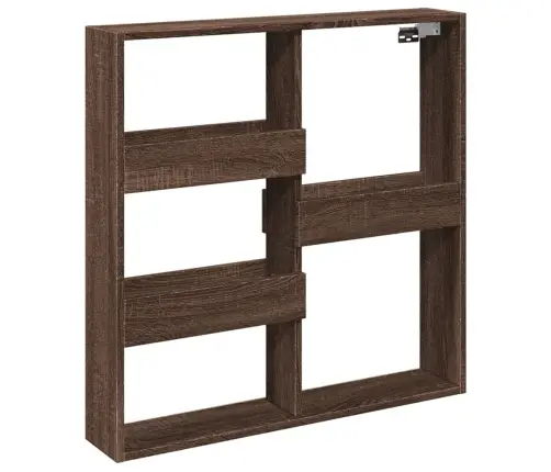 Seinakapp, Pruun Tamm, 80X15X80 cm Tehispuit