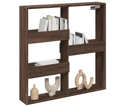 Seinakapp, Pruun Tamm, 80X15X80 cm Tehispuit