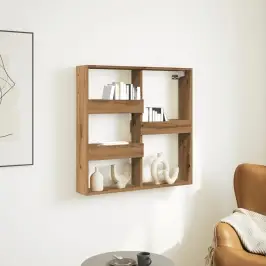 Sieninė Spintelė, Artisano Ąžuolo, 80X15X80cm Apdirbta Mediena