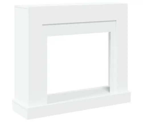 Kamīna Apmale, Balta, 100X30X87,5 Cm, Konstruēts Koks Vidaxl