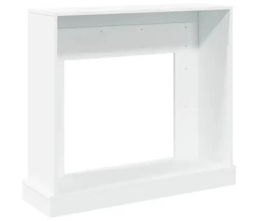 Kamīna Apmale, Balta, 100X30X87,5 Cm, Konstruēts Koks Vidaxl