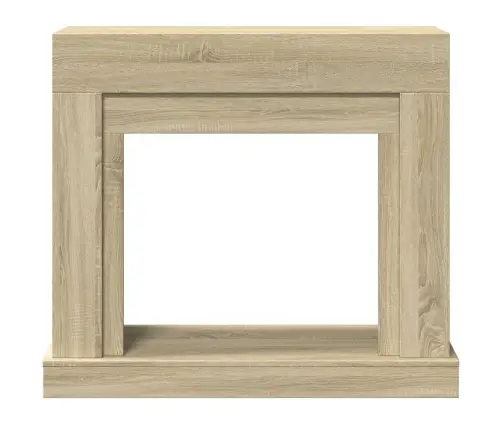 Kamīna Apmale, Ozola Krāsa, 100X30X87,5 Cm, Konstruēts Koks Vidaxl