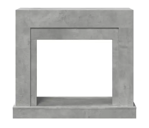 Kamīna Apmale, Betona Pelēks, 100X30X87,5 Cm, Konstruēts Koks Vidaxl