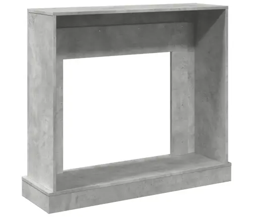 Kamīna Apmale, Betona Pelēks, 100X30X87,5 Cm, Konstruēts Koks Vidaxl