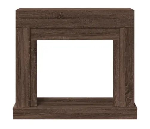 Kamīna Apmale, Brūna Ozola, 100X30X87,5 Cm, Konstruēts Koks Vidaxl