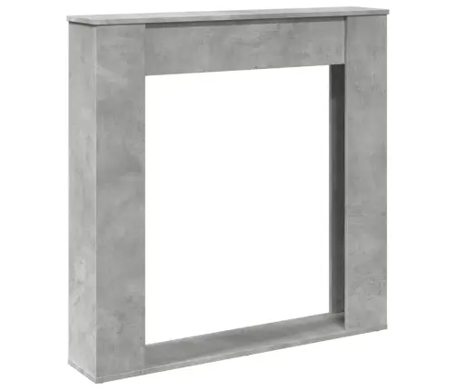 Kamīna Apmale, Betona Pelēks, 100X20X100 Cm, Konstruēts Koks Vidaxl