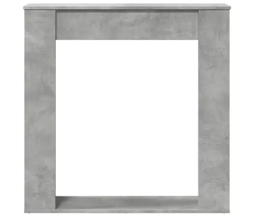 Kamīna Apmale, Betona Pelēks, 100X20X100 Cm, Konstruēts Koks Vidaxl