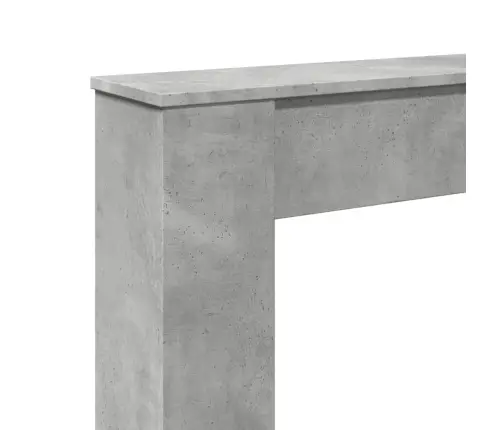 Kamīna Apmale, Betona Pelēks, 100X20X100 Cm, Konstruēts Koks Vidaxl