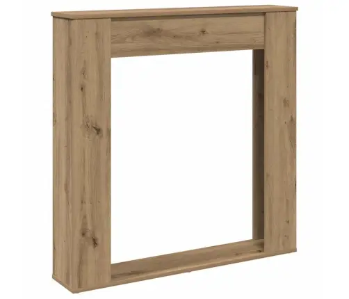 Kamīna Apmale, Koka Krāsa, 100X20X100 Cm, Konstruēts Koks Vidaxl