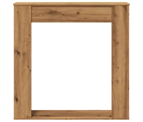 Kamīna Apmale, Koka Krāsa, 100X20X100 Cm, Konstruēts Koks Vidaxl