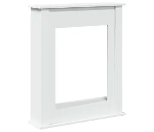 Kamina Ümbritsev Osa Valge 75X20X87,5 Cm Tehispuit