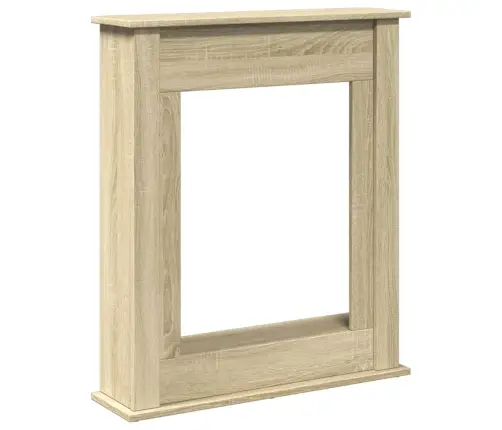 Kamīna Apmale, Ozola Krāsa, 75X20X87,5 Cm, Konstruēts Koks Vidaxl