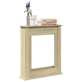 Židinio Apvadas, Sonoma Ąžuolo, 75X20X87,5cm Apdirbta Mediena