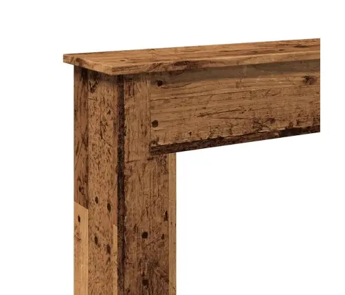 Kamīna Apmale, Koka Krāsā, 75X20X87,5 Cm, Konstruēts Koks Vidaxl