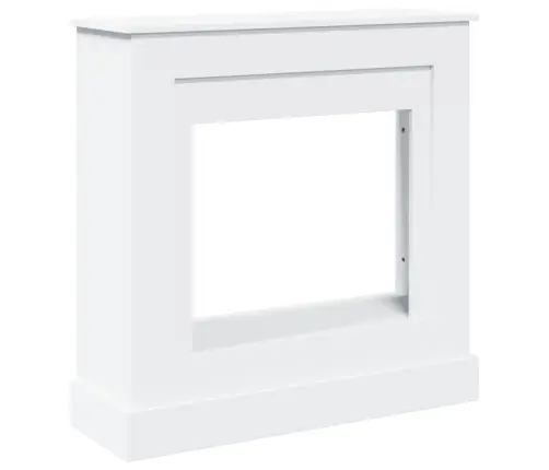 Kamina Ümbritsev Osa, Valge, 90 X 30 X 90 cm Tehispuit