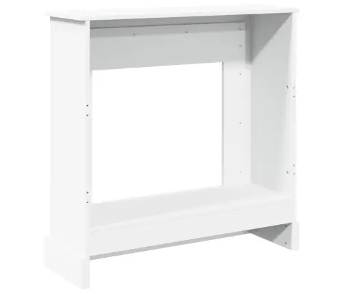 Kamina Ümbritsev Osa, Valge, 90 X 30 X 90 cm Tehispuit