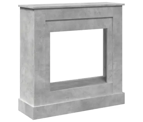 Kamīna Apmale, Betona Pelēks, 90X30X90 Cm, Konstruēts Koks Vidaxl