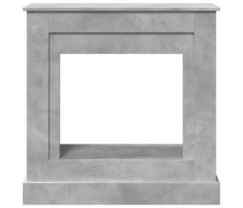 Kamīna Apmale, Betona Pelēks, 90X30X90 Cm, Konstruēts Koks Vidaxl