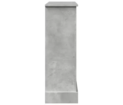 Kamīna Apmale, Betona Pelēks, 90X30X90 Cm, Konstruēts Koks Vidaxl