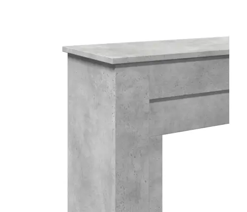 Kamīna Apmale, Betona Pelēks, 90X30X90 Cm, Konstruēts Koks Vidaxl