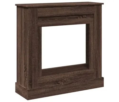 Kamīna Apmale, Brūna Ozola, 90X30X90 Cm, Konstruēts Koks Vidaxl