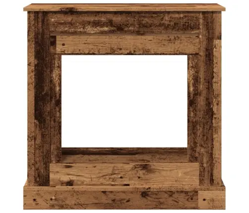 Kamina Ümbritsev Osa, Vana Puit, 90X30X90 cm Tehispuit