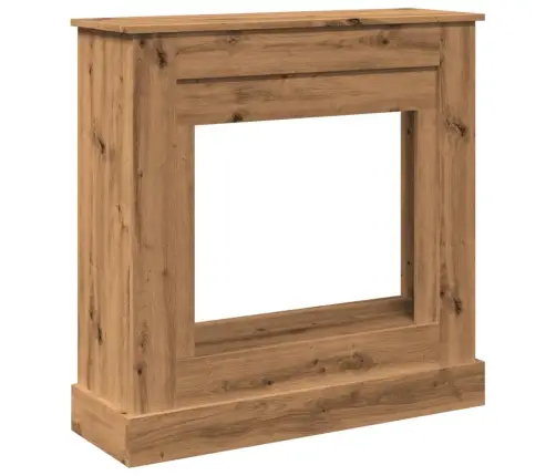 Kamīna Apmale, Koka Krāsa, 90X30X90 Cm, Konstruēts Koks Vidaxl