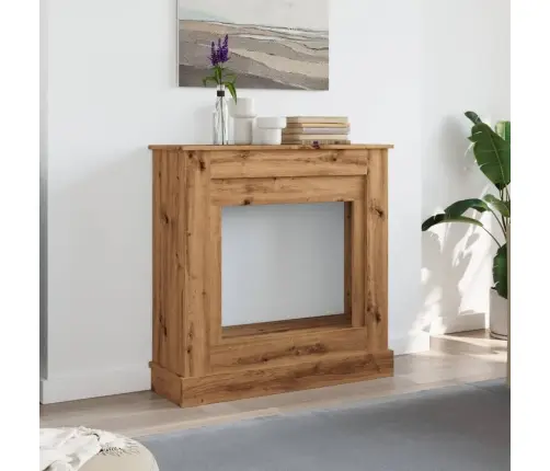 Kamīna Apmale, Koka Krāsa, 90X30X90 Cm, Konstruēts Koks Vidaxl