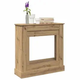 Kamīna Apmale, Koka Krāsa, 90X30X90 Cm, Konstruēts Koks Vidaxl