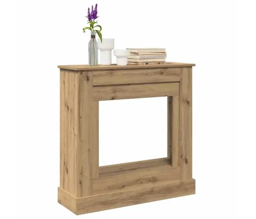 Kamīna Apmale, Koka Krāsa, 90X30X90 Cm, Konstruēts Koks Vidaxl