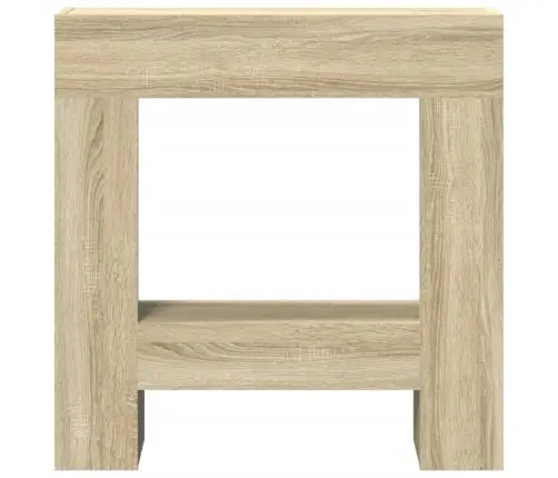 Kamīna Apmale, Ozola Krāsa, 81X18X82 Cm, Konstruēts Koks Vidaxl