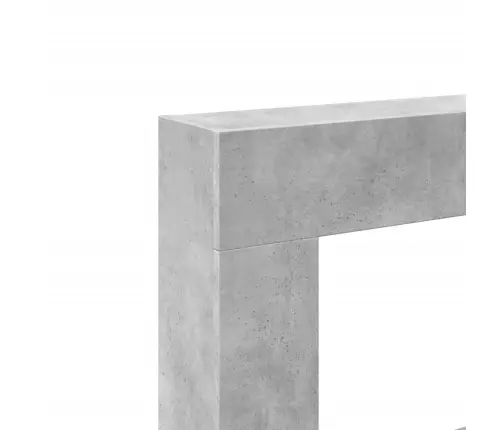 Kamīna Apmale, Betona Pelēks, 81X18X82 Cm, Konstruēts Koks Vidaxl
