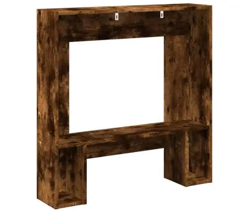 Kamīna Apmale, Ozola Krāsa, 81X18X82 Cm, Konstruēts Koks Vidaxl