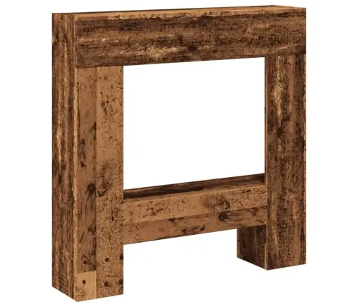 Kamīna Apmale, Veca Koka, 81X18X82 Cm, Konstruēts Koks Vidaxl