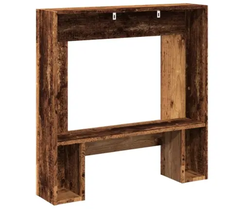 Kamīna Apmale, Veca Koka, 81X18X82 Cm, Konstruēts Koks Vidaxl