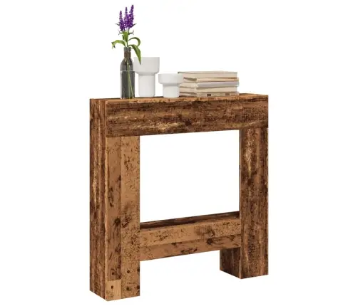 Kamīna Apmale, Veca Koka, 81X18X82 Cm, Konstruēts Koks Vidaxl