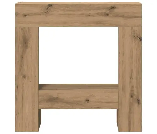 Židinio Apvadas, Artisano Ąžuolo, 81X18X82cm Apdirbta Mediena