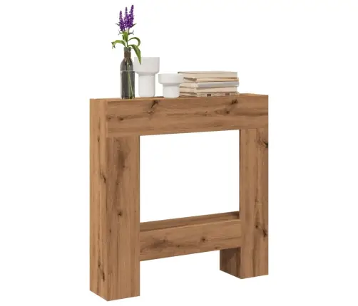 Židinio Apvadas, Artisano Ąžuolo, 81X18X82cm Apdirbta Mediena