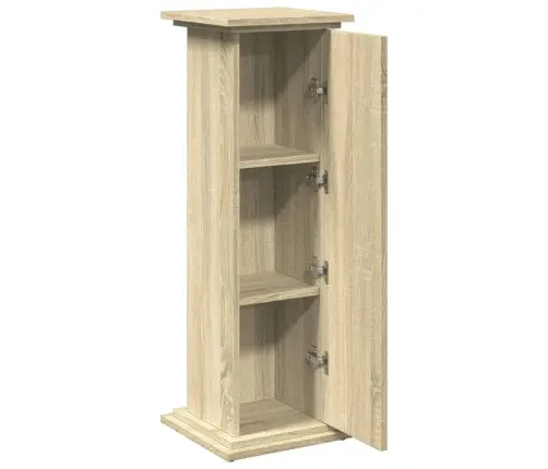 Eksponavimo Stovas Su Lentyna, Ąžuolo, 31X30X90cm Mediena