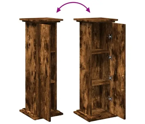 Hoiuruumiga Monitorialus,Suitsutatud Tamm,31X30X90cm Tehispuit