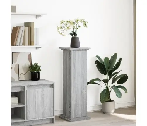 Displeja Statīvs Ar Glabāšanas 31X30X90 Cm Inženierijas Koks Vidaxl