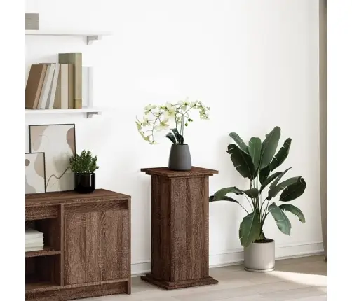 Displeja Statīvs Ar Glabāšanas 31X30X60 Cm Inženierijas Koks Vidaxl