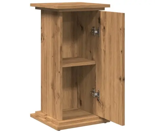 Displeja Statīvs Ar Glabāšanas 31X30X60 Cm Inženierijas Koks Vidaxl